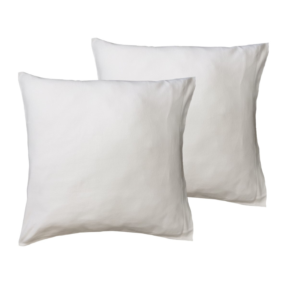 Lot de 2 protège-oreillers en coton biologique ORGANIKA SUPREME blanc, SENSEI MAISON