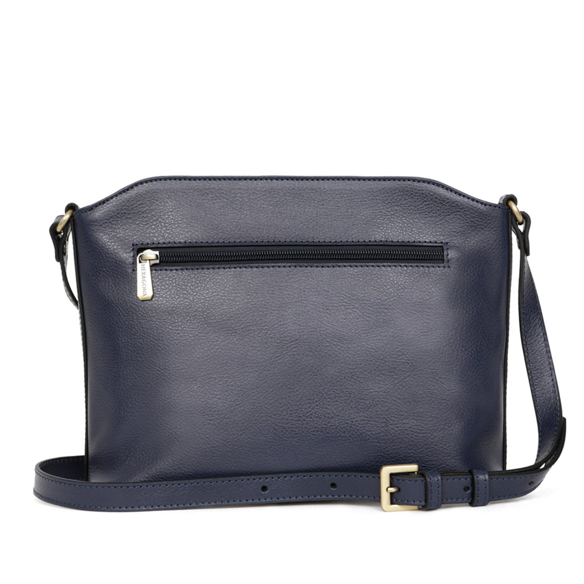 Sac porté travers RÉPUBLIQUE bleu marine, HEXAGONA
