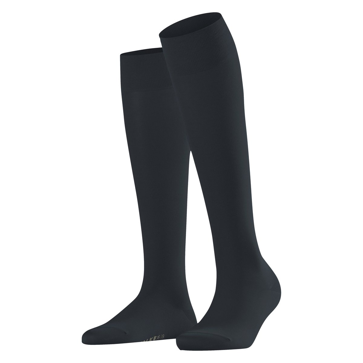 Mi-bas Cotton Touch graphite, FALKE