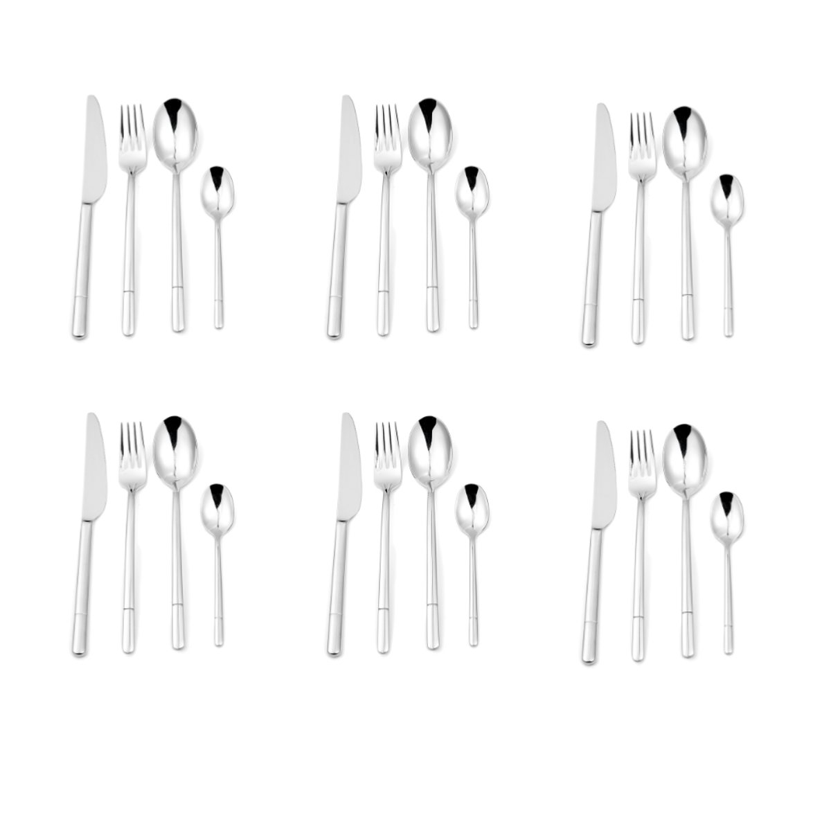 Ménagère 24 pièces - "Fressia" argent, LAGUIOLE CUISSON
