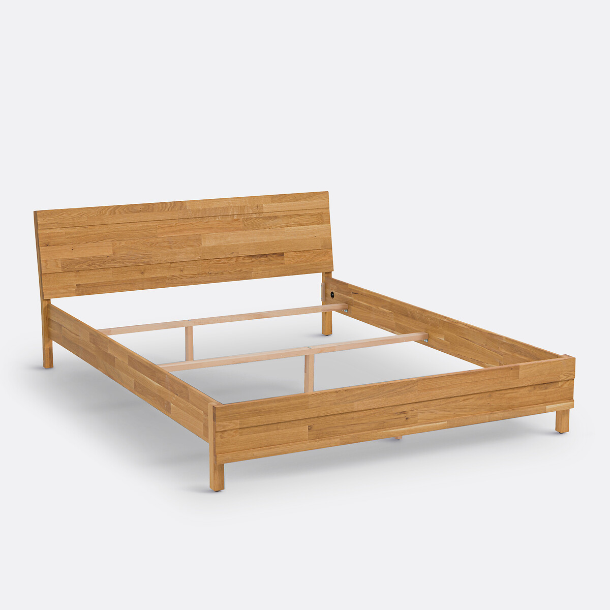 Cama de roble macizo laminado Ariles madera clara natural, LA REDOUTE INTERIEURS