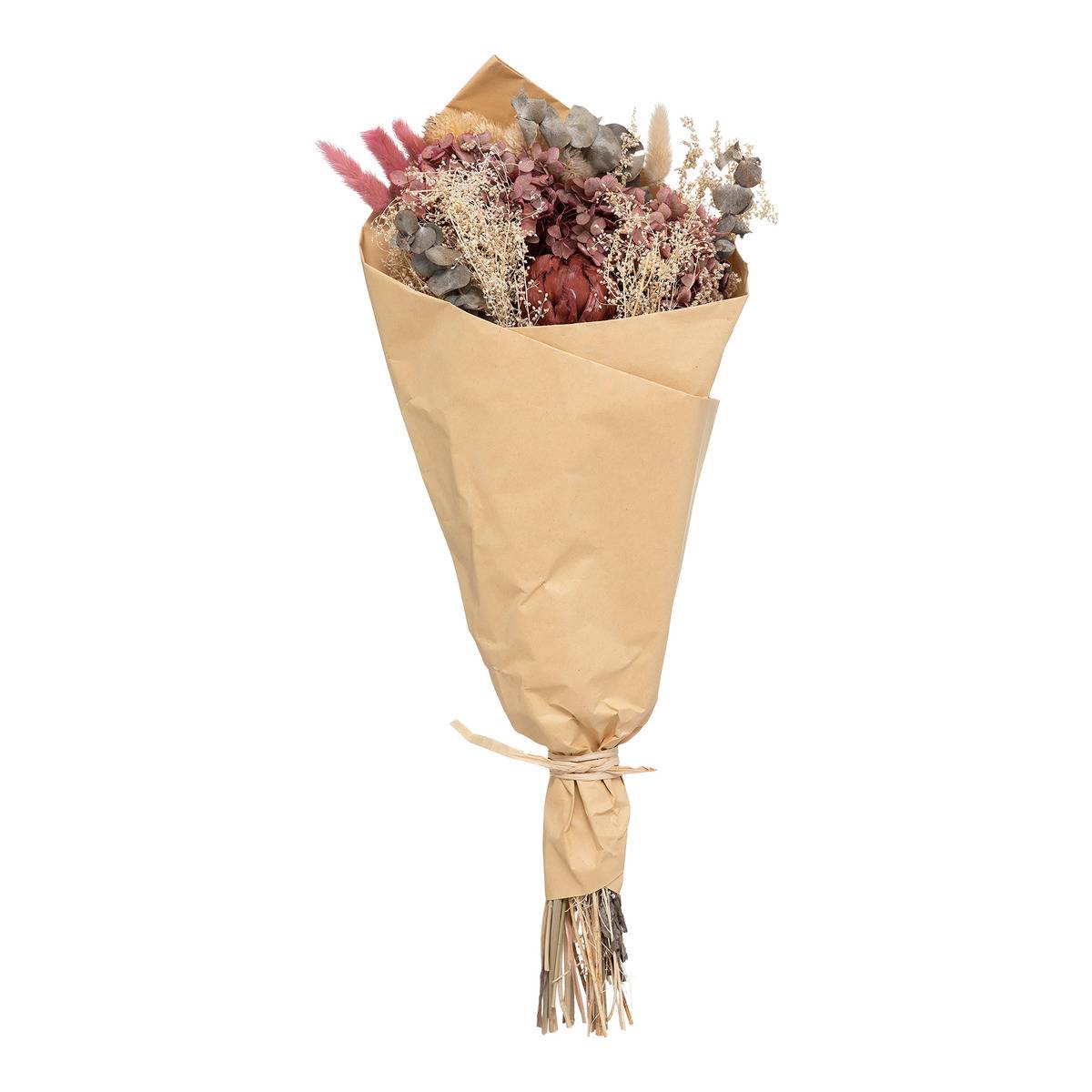 Bouquet de fleurs séchées rose antique, ATMOSPHERA