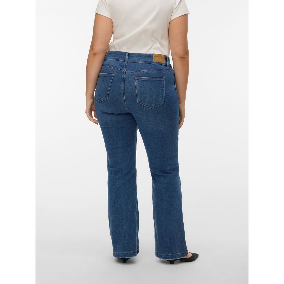 Jean Flared dark blue denim, VERO MODA