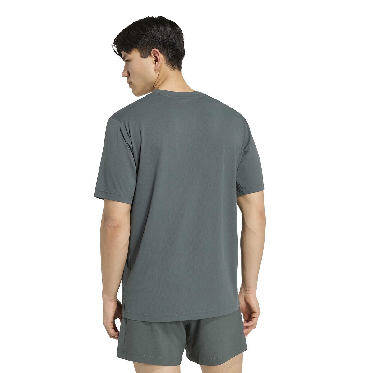 T-shirt de training manches courtes, WORKOUT ESSENTIALS gris foncé, adidas Performance