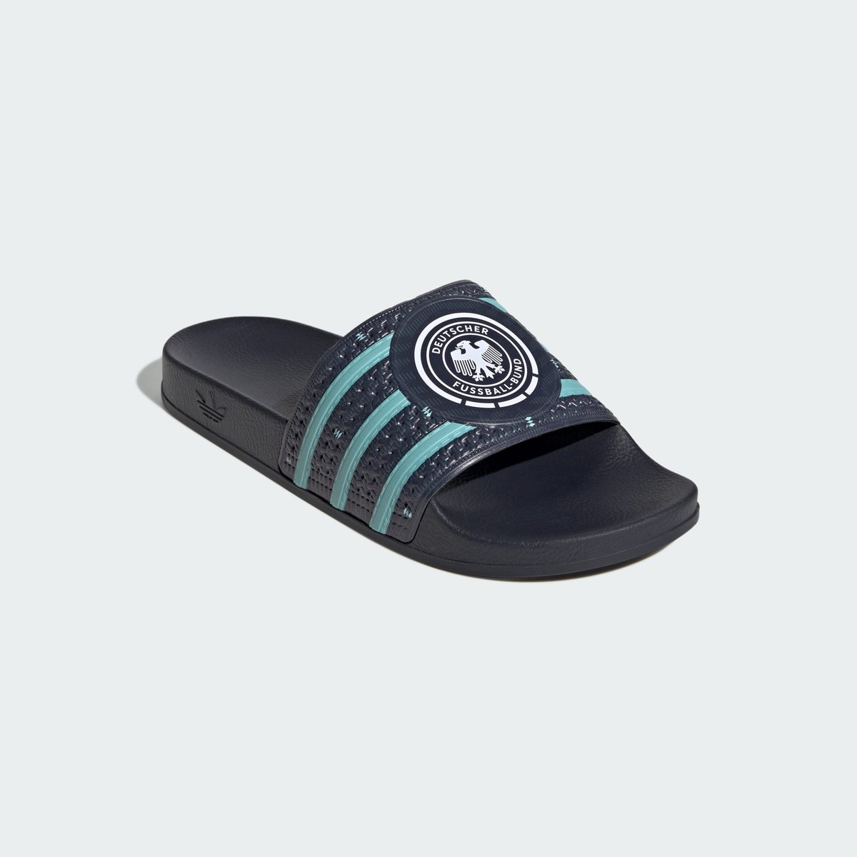 Claquette Allemagne Trèfle collegiate navy / flash aqua / collegiate navy, adidas Performance