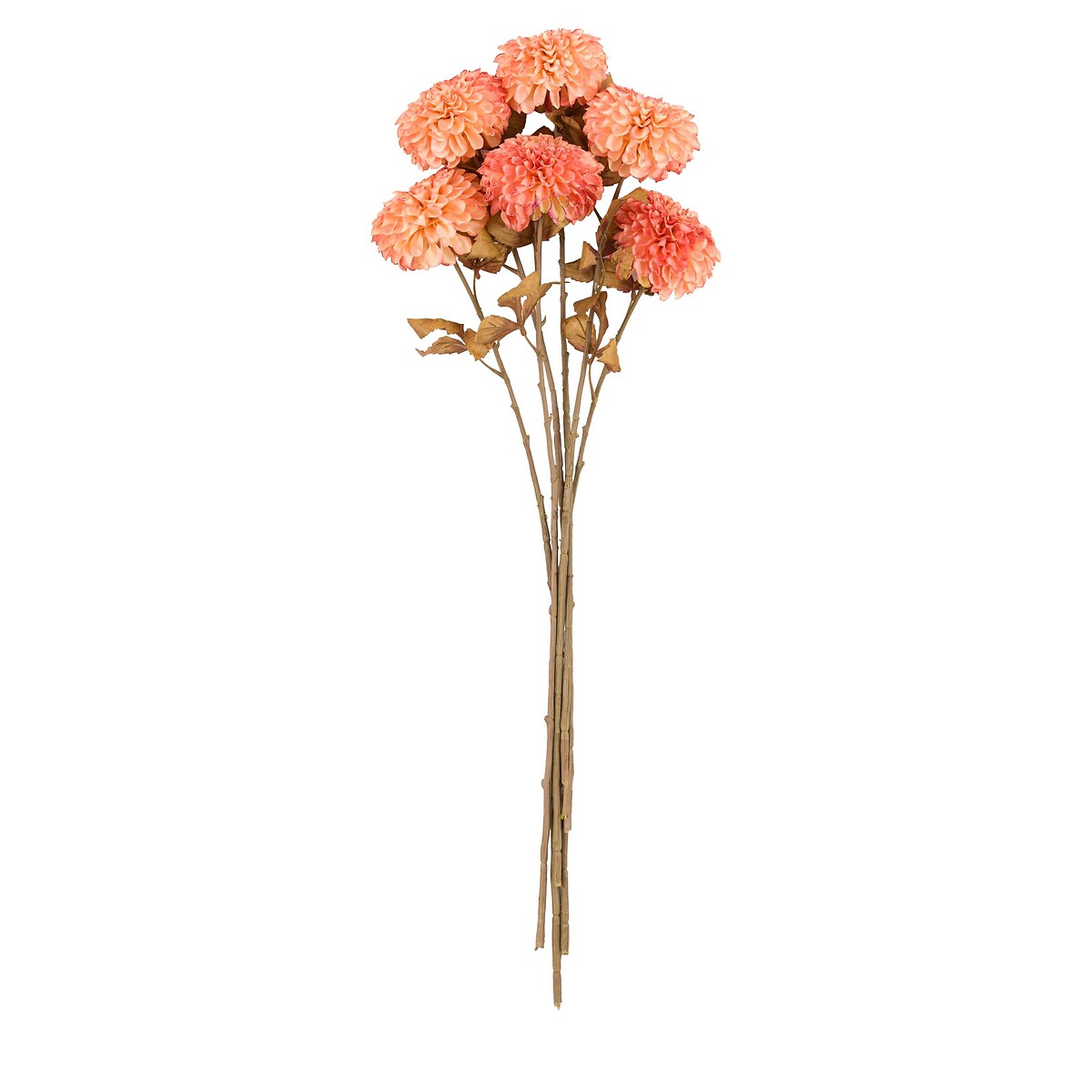6-pcs Faux Dahlia Stem in Orange orange, ÉDITÉ
