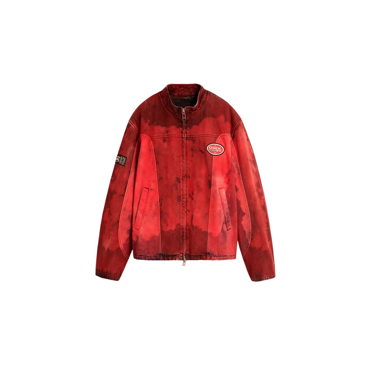 Blouson de course bicolore rouge, DESIGUAL