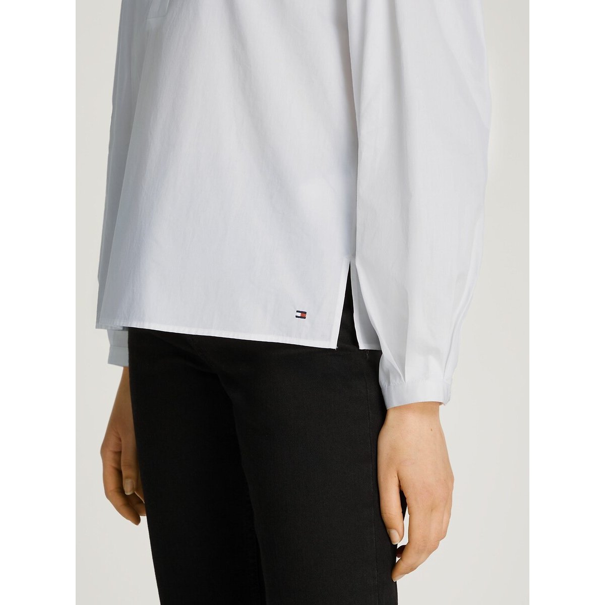 Blusa a maniche lunghe bianco, TOMMY HILFIGER