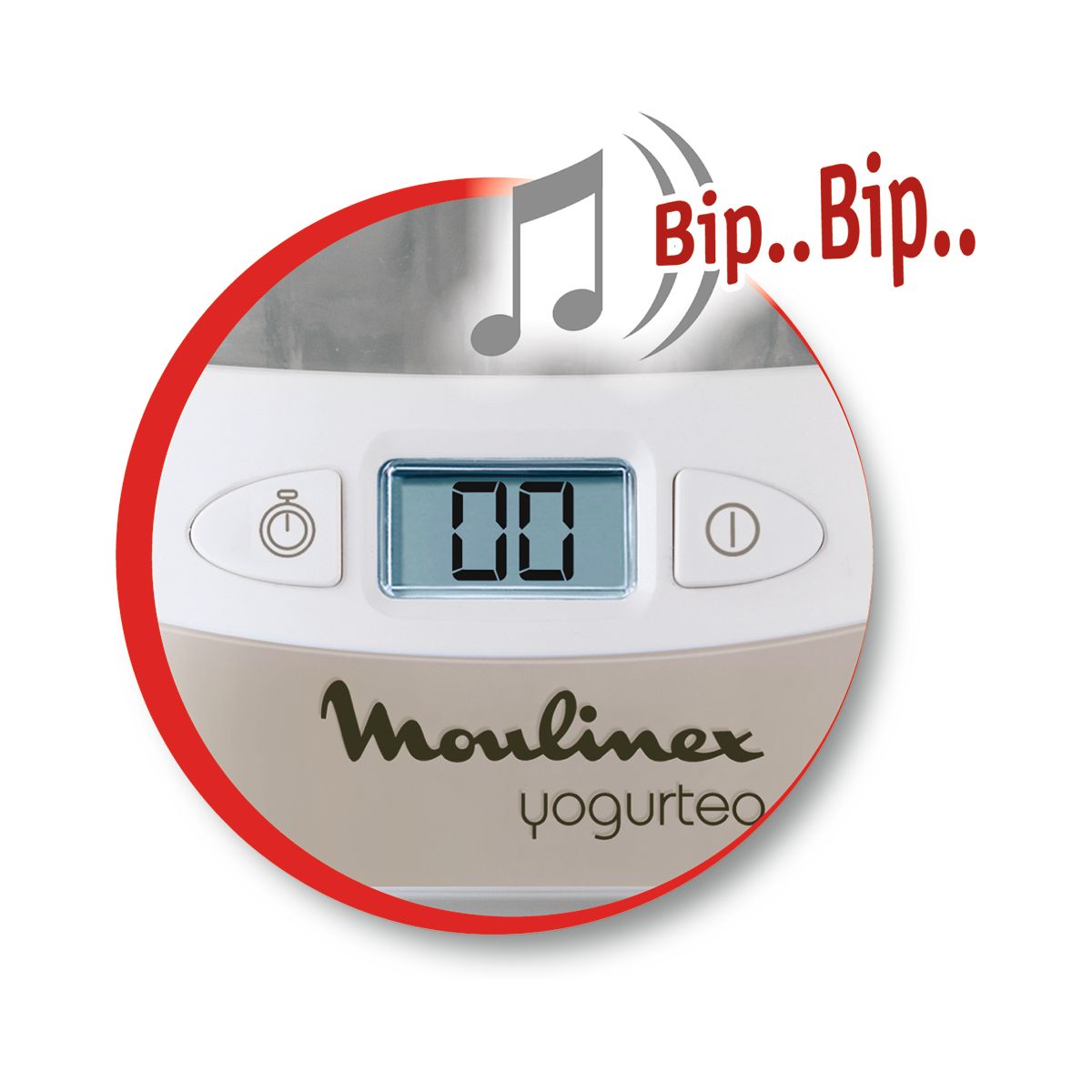 Yaourtière Yogurteo 7 pots YG231E32 silver, MOULINEX