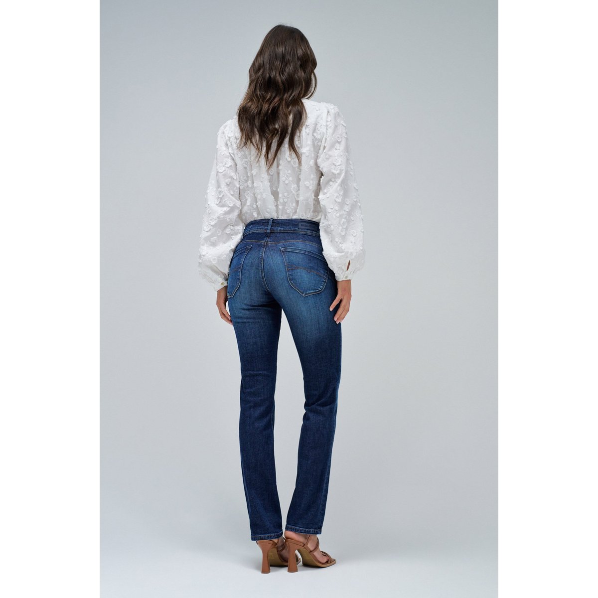 JEAN SECRET PUSH IN SLIM bleu denim, SALSA JEANS