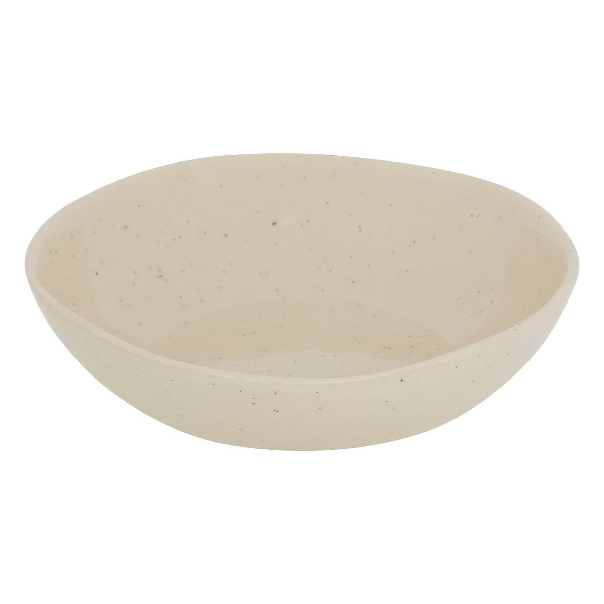 Lot de 6 assiettes creuses WONJA crème, ATMOSPHERA