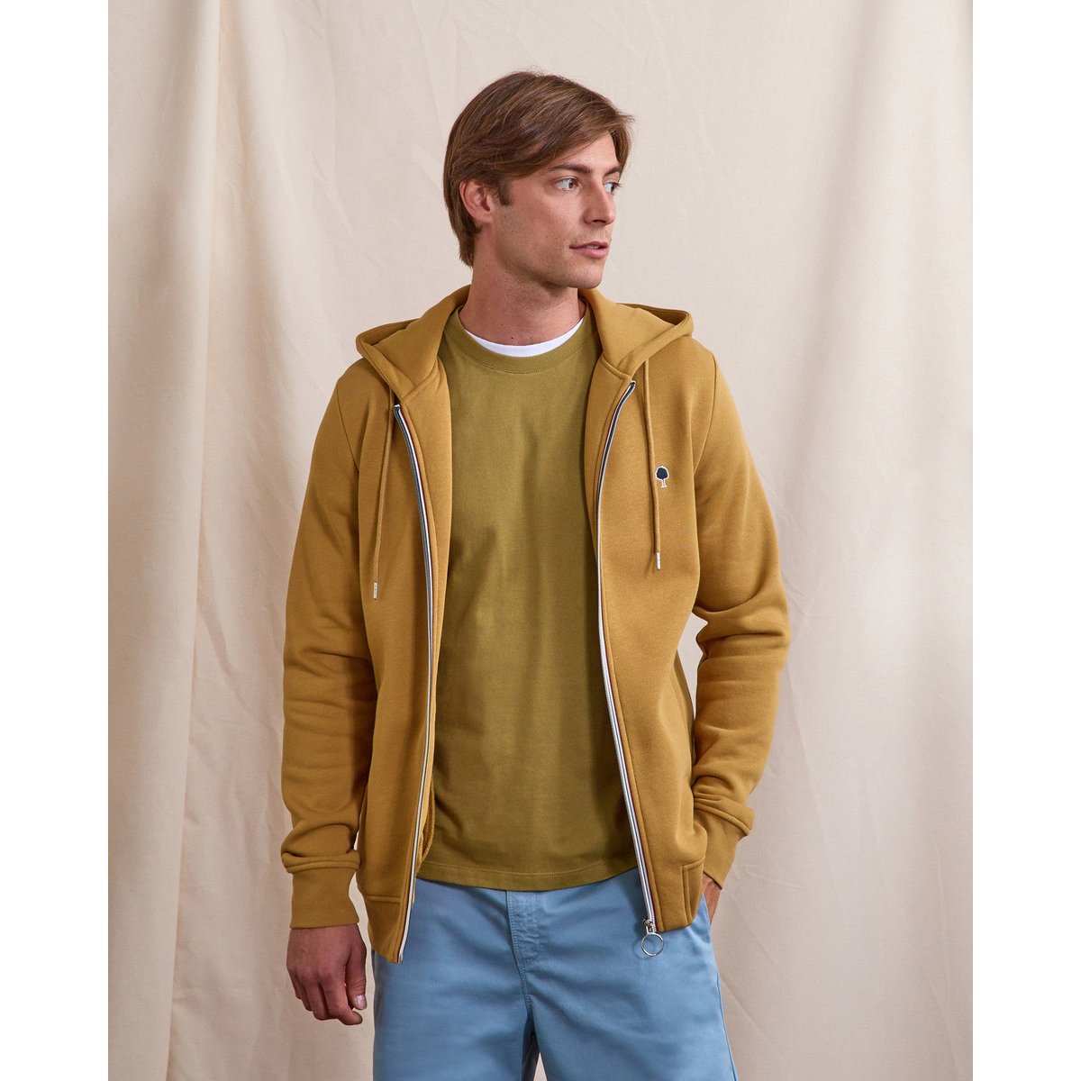Sweat MESNIL beige clair, FAGUO