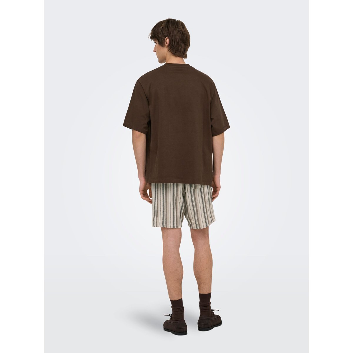 T-Shirt marron - demitasse 1, ONLY & SONS
