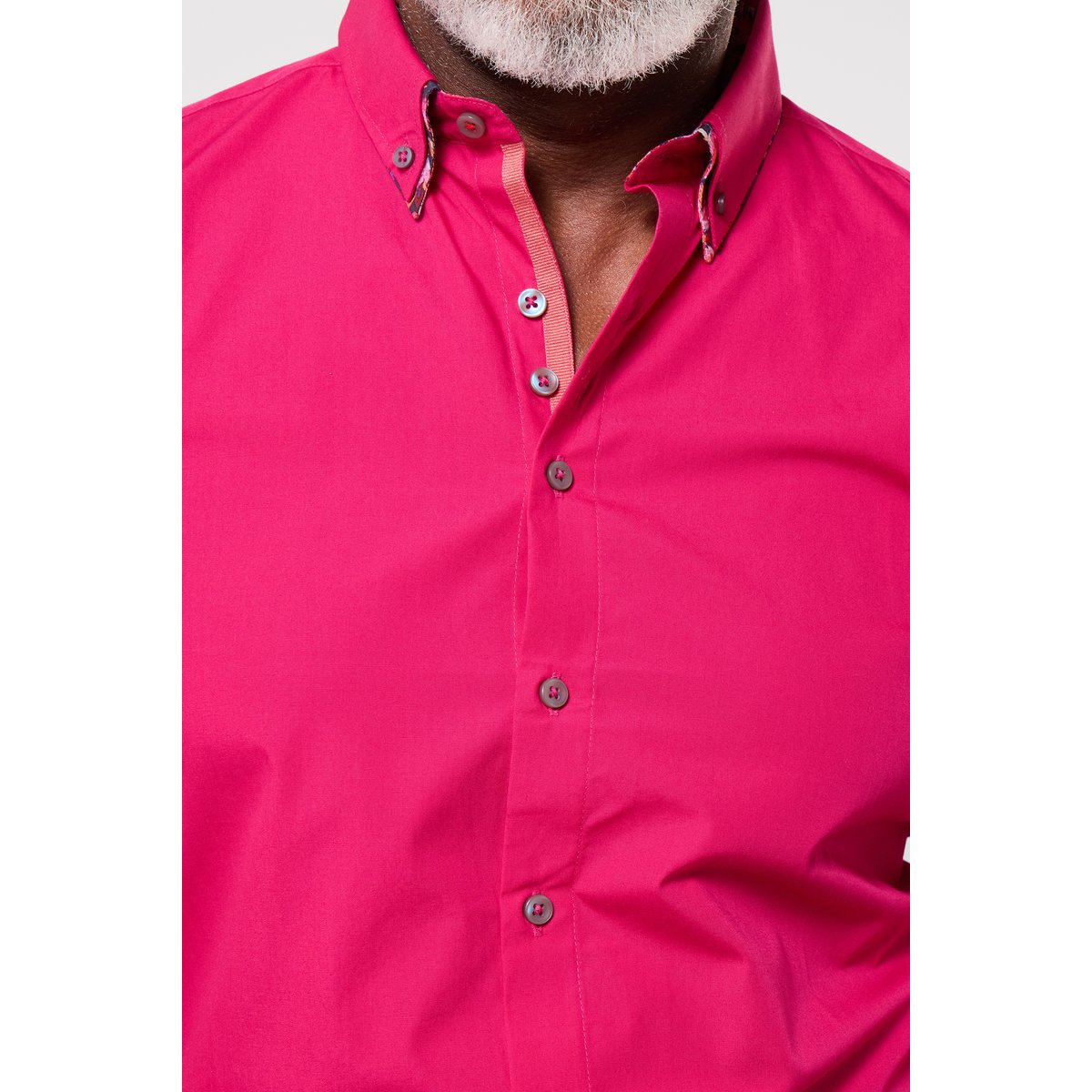 Ravissante Chemise à Double Col rose, JOE BROWNS