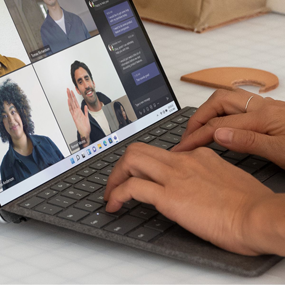 Clavier Clavier Dune Surface Pro 13" couleur unique, MICROSOFT