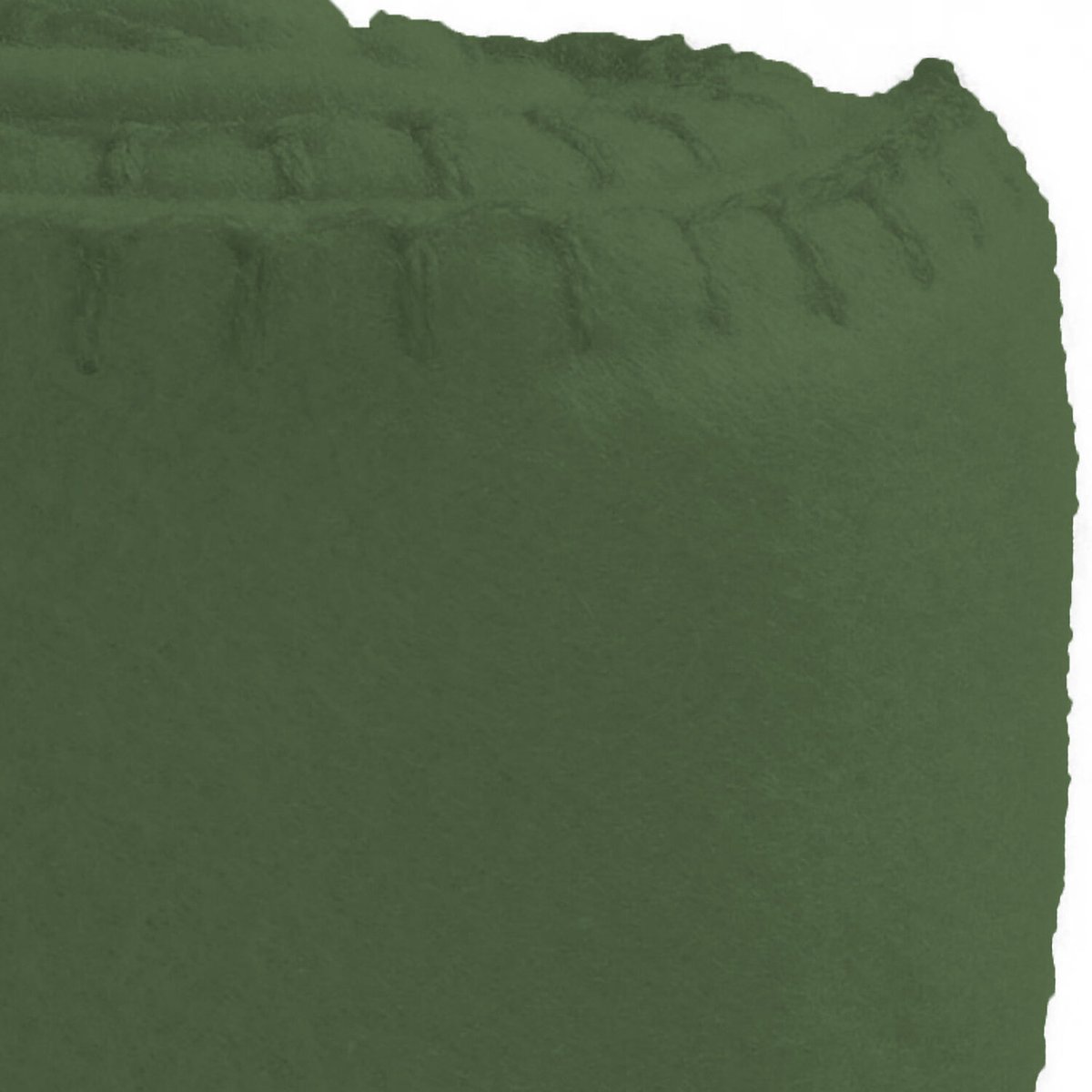Plaid 100%polyester vert cèdre, C DESIGN HOME TEXTILE