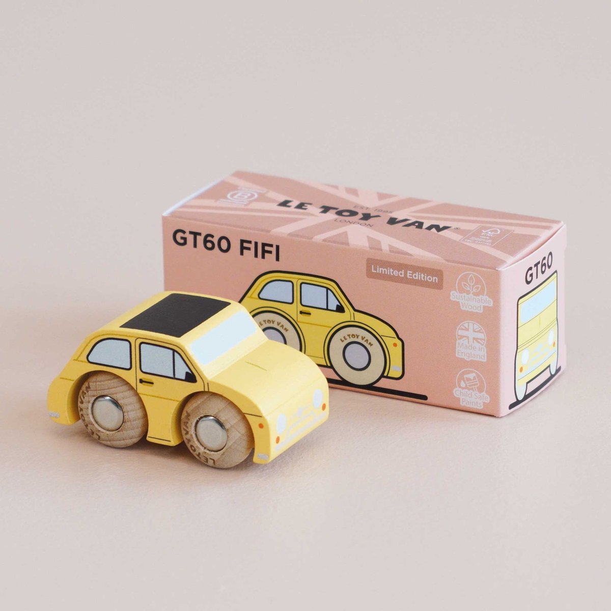 Mini voiture Fifi No 10 jaune, LE TOY VAN