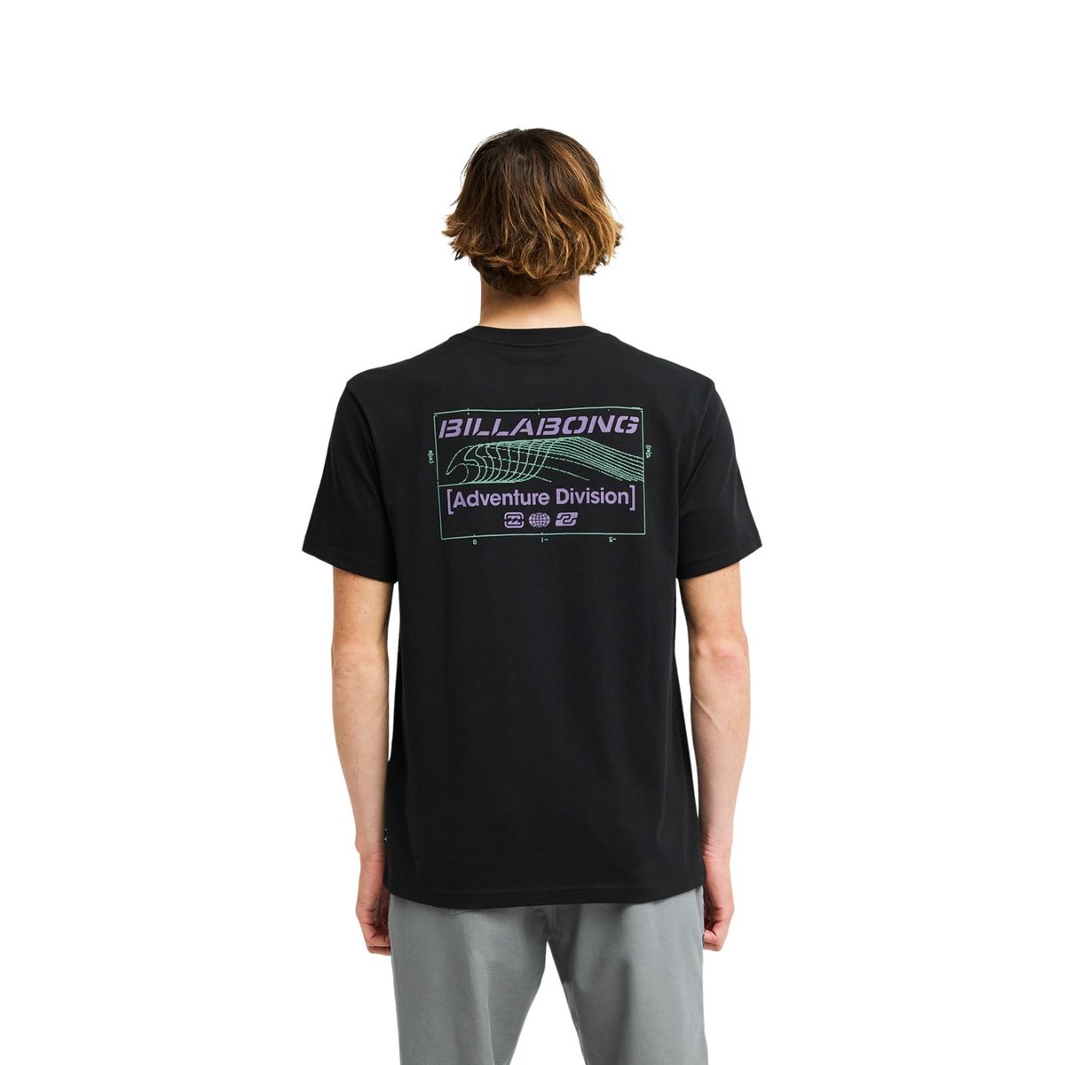 T shirt manches courtes RANGE noir black, BILLABONG