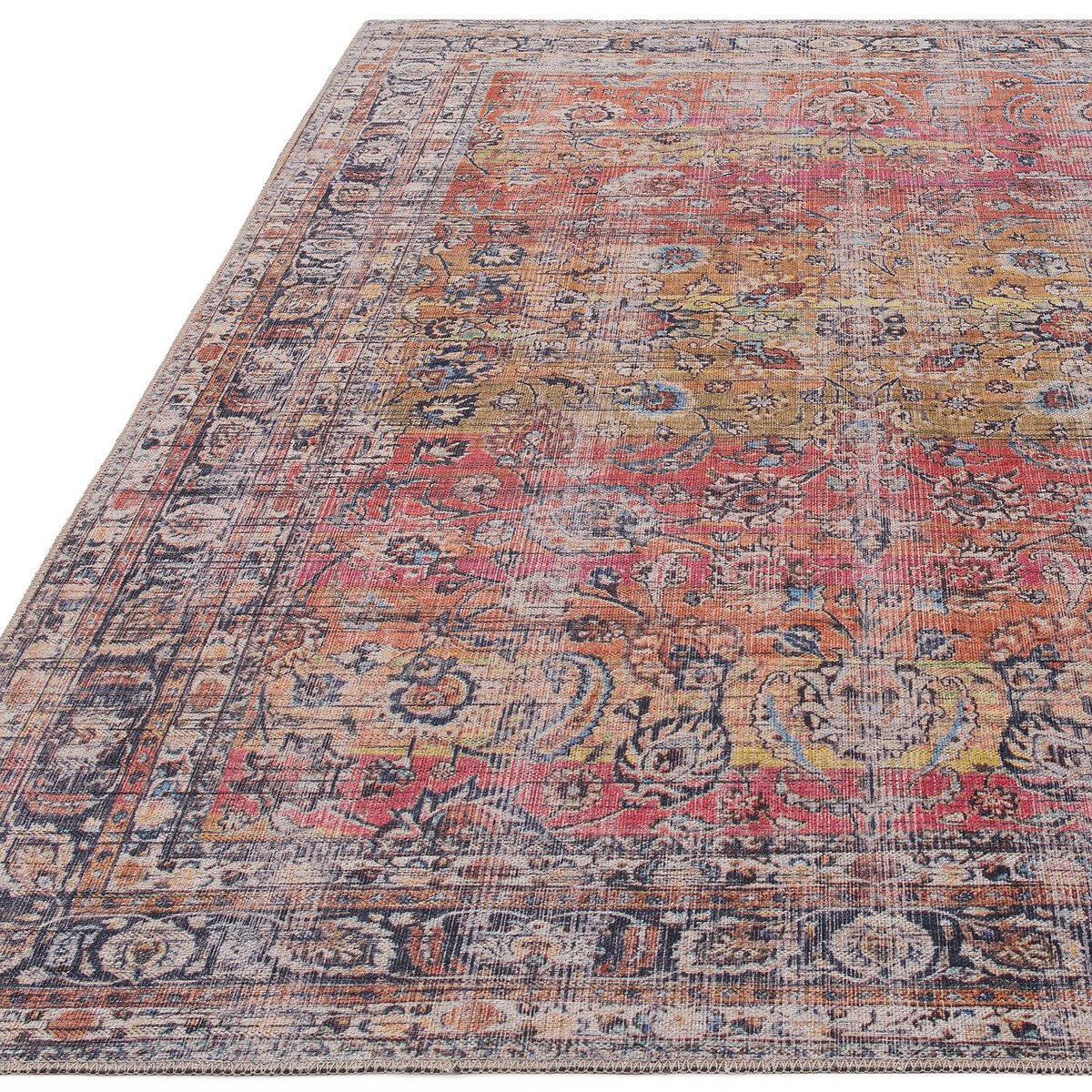 Ethereal Vintage Style Flatweave Rug red, ÉDITÉ