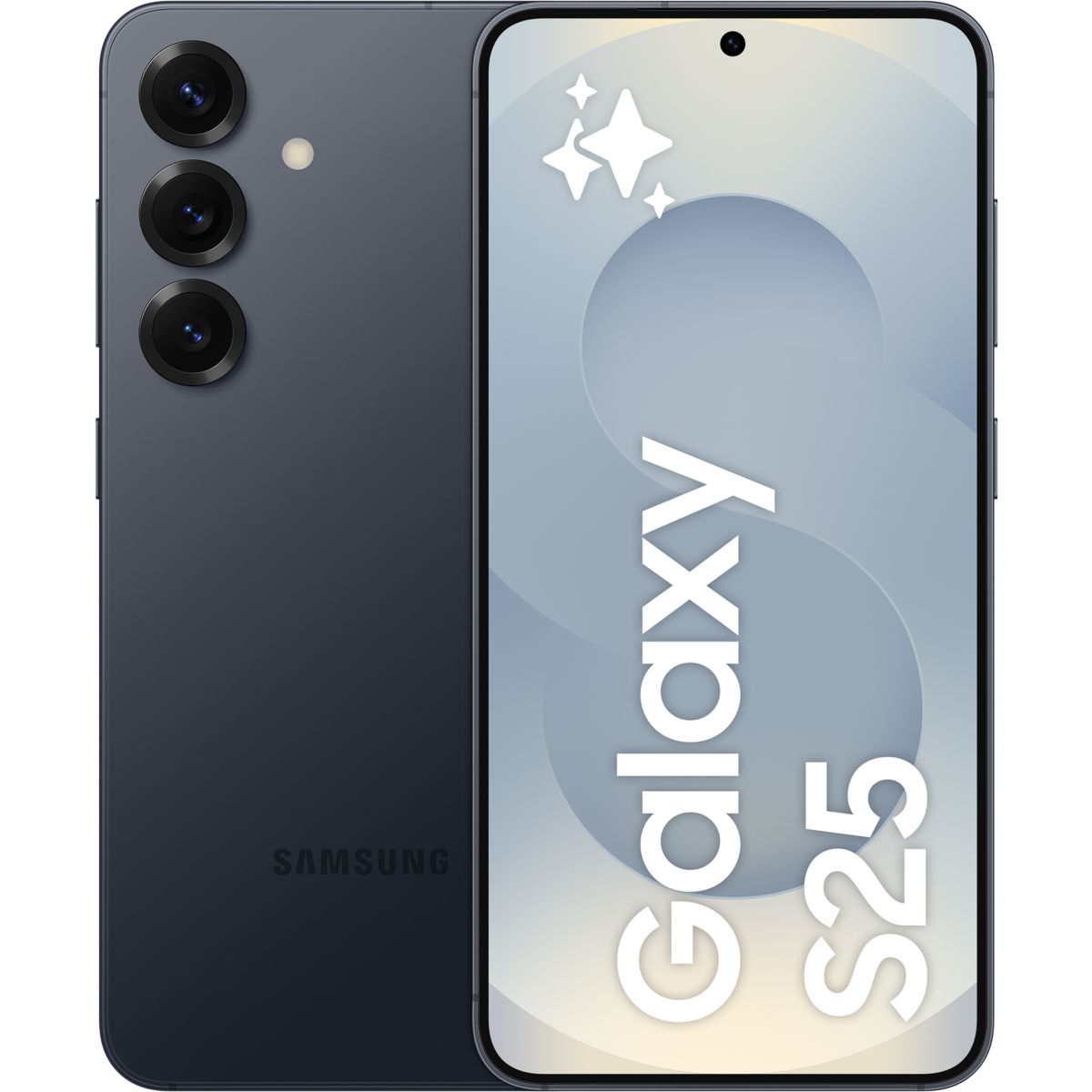 Smartphone Galaxy S25 5G 128Go Noir Absolu couleur unique, SAMSUNG