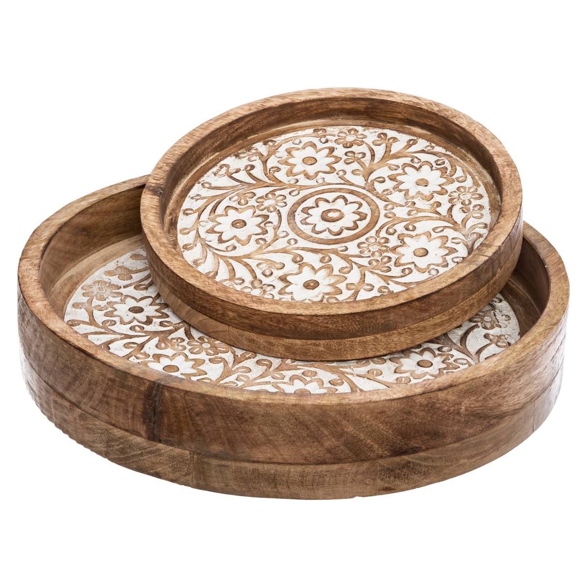 Set de 2 plateaux RITUAL multicolore, ATMOSPHERA