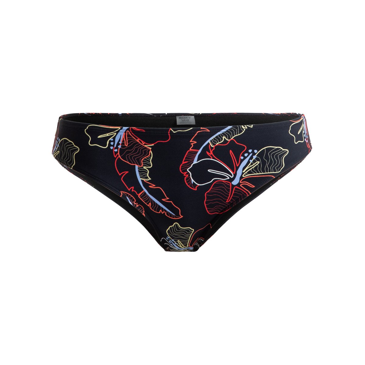 Bas de maillot de bain hipster. anthracite athletic hibiscus, ROXY