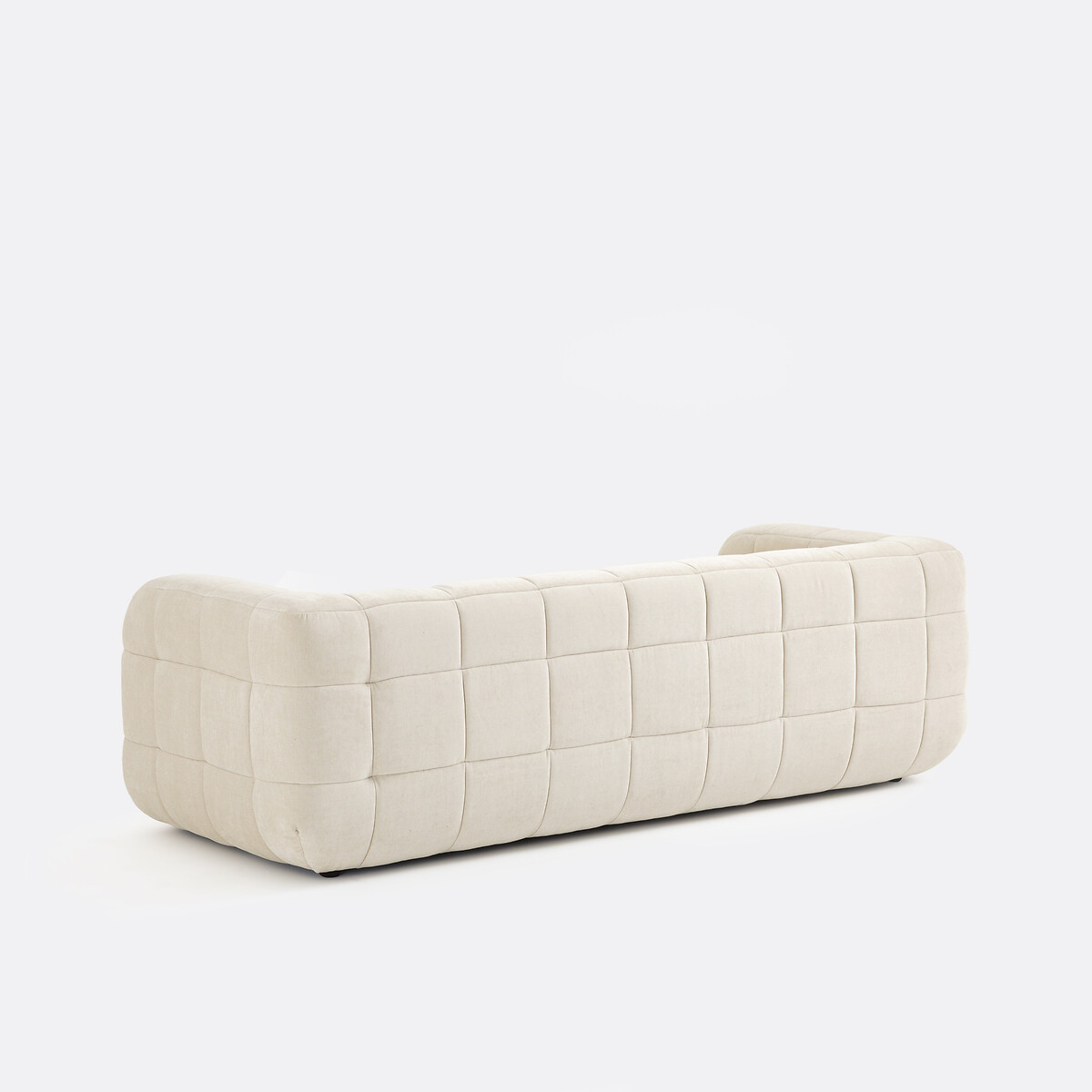 Pieta 3-Seater Velvet Sofa cream, LA REDOUTE INTERIEURS