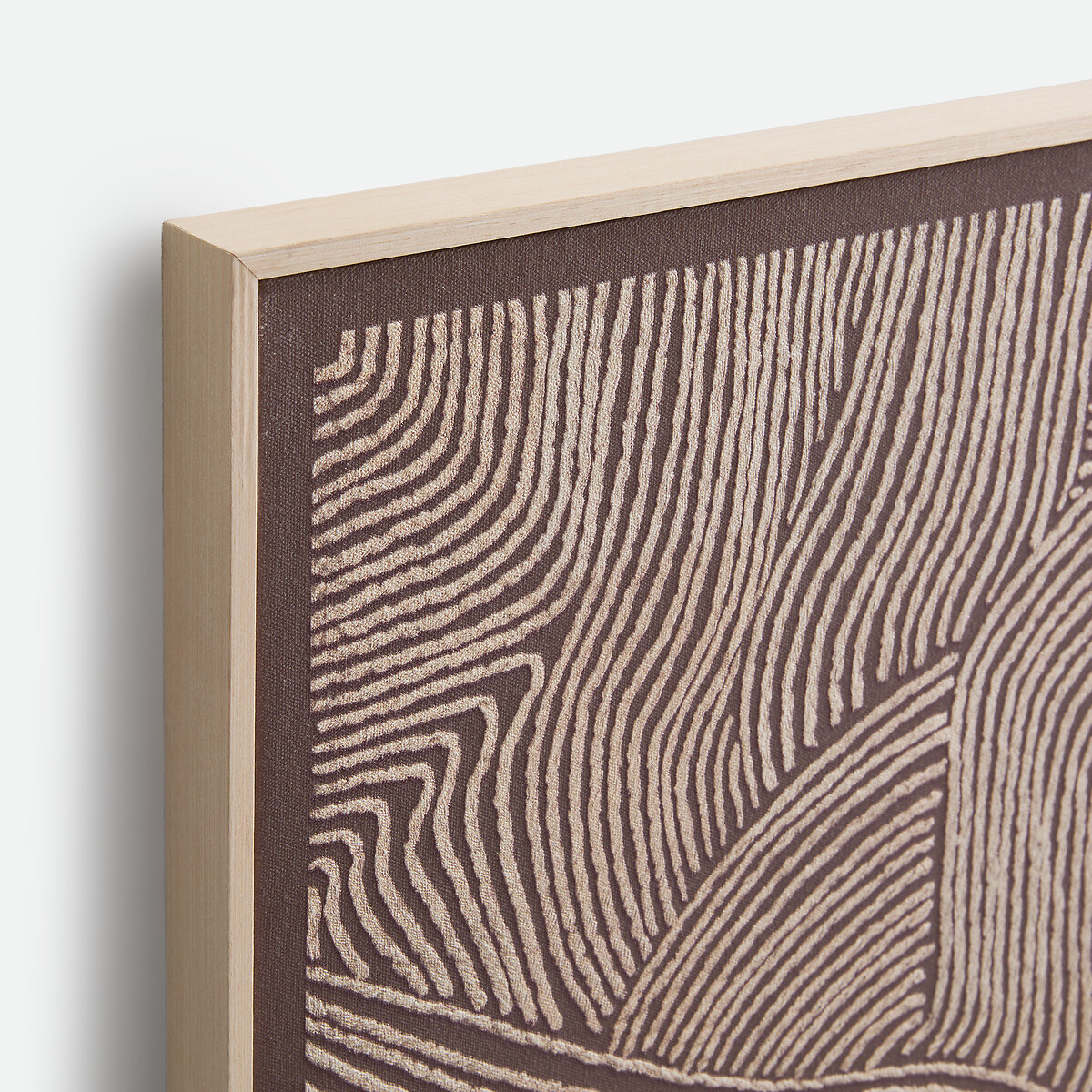 Tableau imprimé en 3D, largeur 85 x hauteur 120 cm, DUNA marron, LA REDOUTE INTERIEURS
