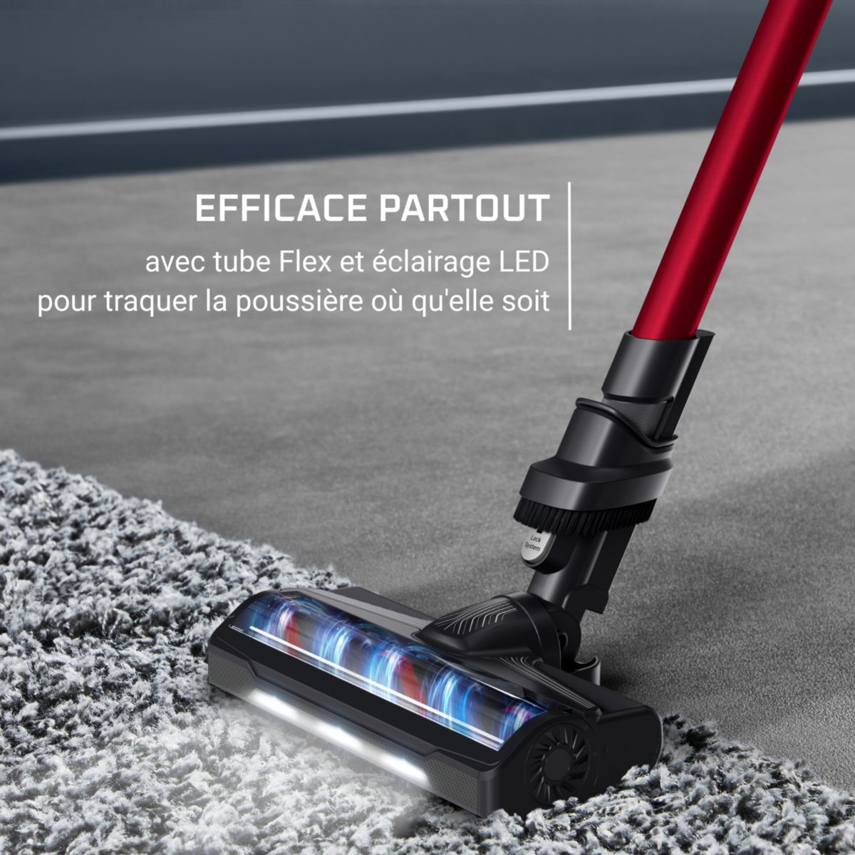 Aspirateur balai X Pert Flex 7.60 RH6A83WO couleur unique, ROWENTA