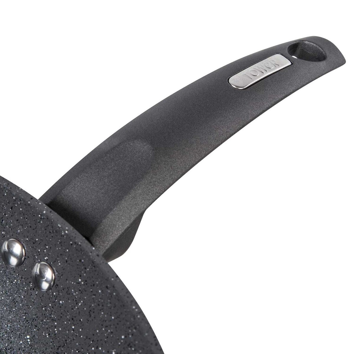 32cm Cerastone Forged Fry Pan with grey, TOWER