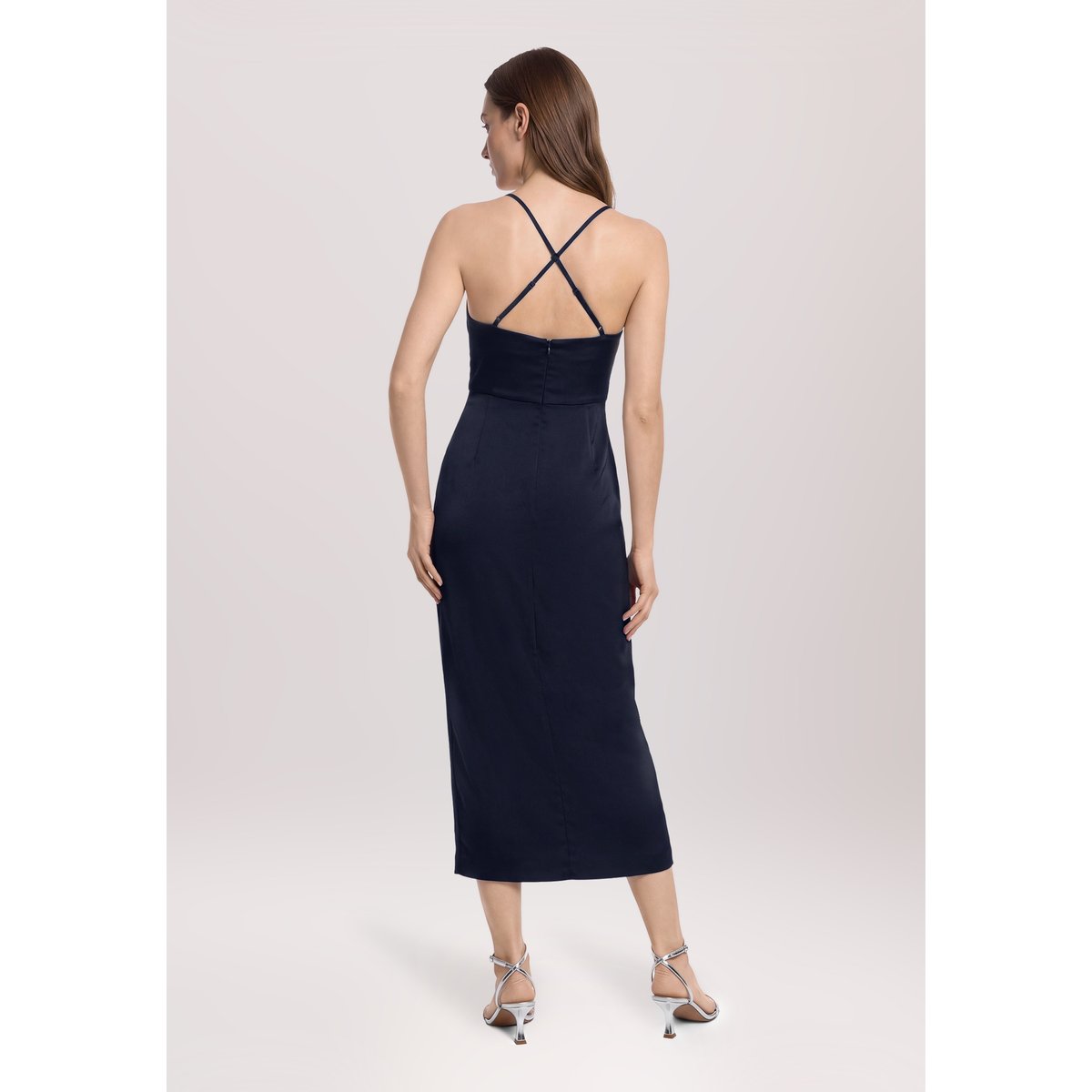 Robe de soirée à fronce night sky, VERA MONT
