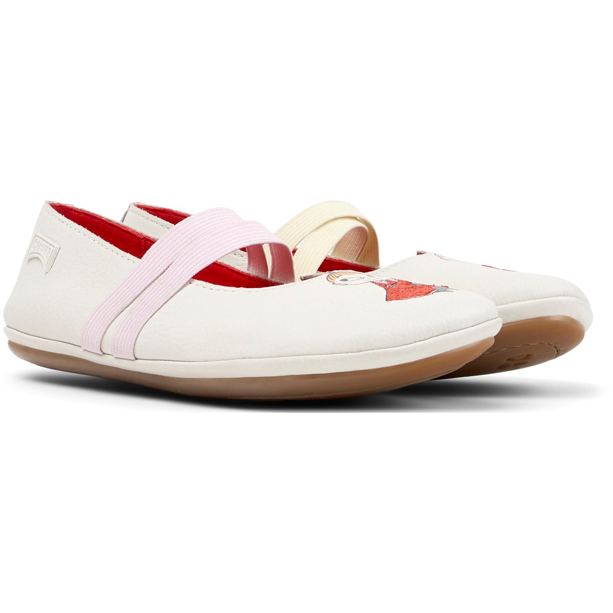 Ballerines Cuir BY MOOMIN blanc naturel, CAMPER