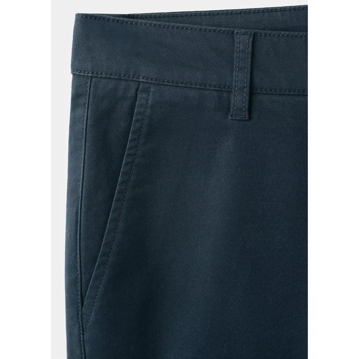 Bermuda coton bleu marine, MANGO TEEN