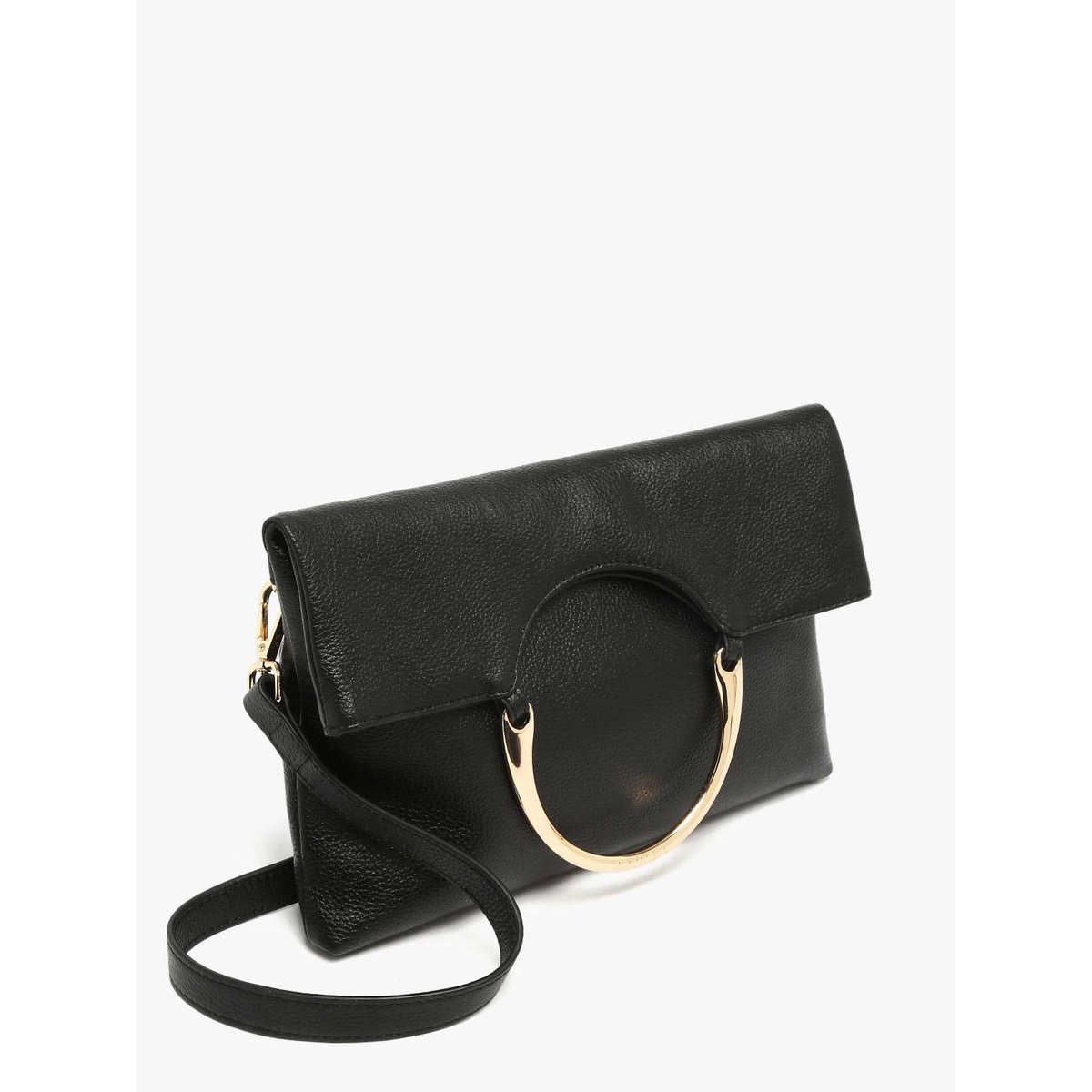 Sac bandoulière Tradition cuir noir, ETRIER