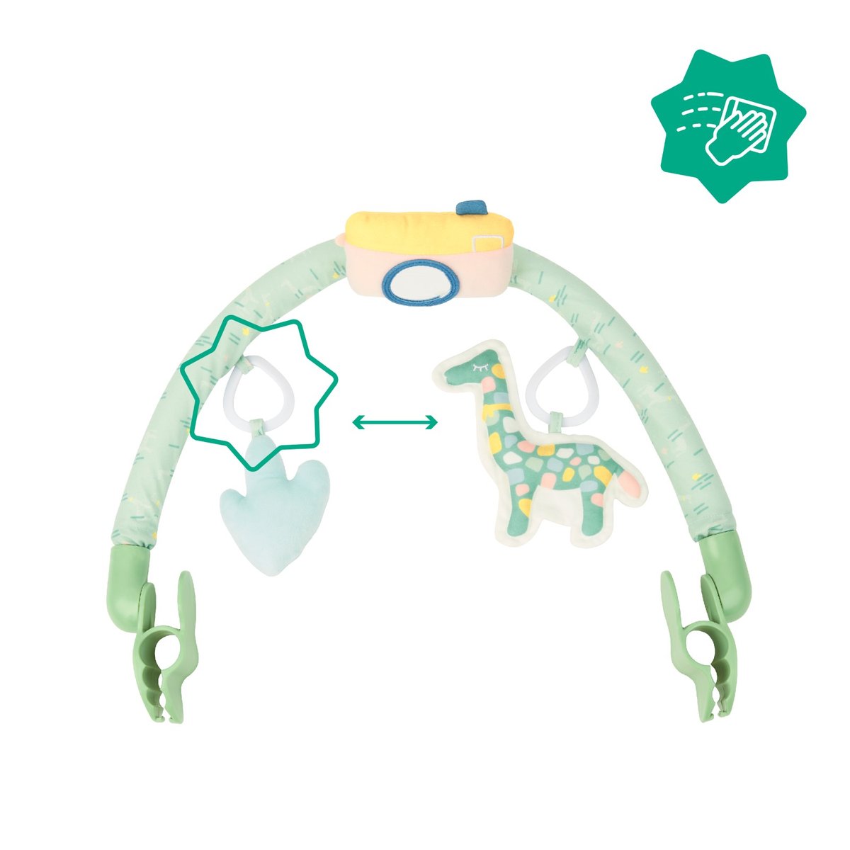 Arche d'éveil et d'activités universelle vert, BADABULLE