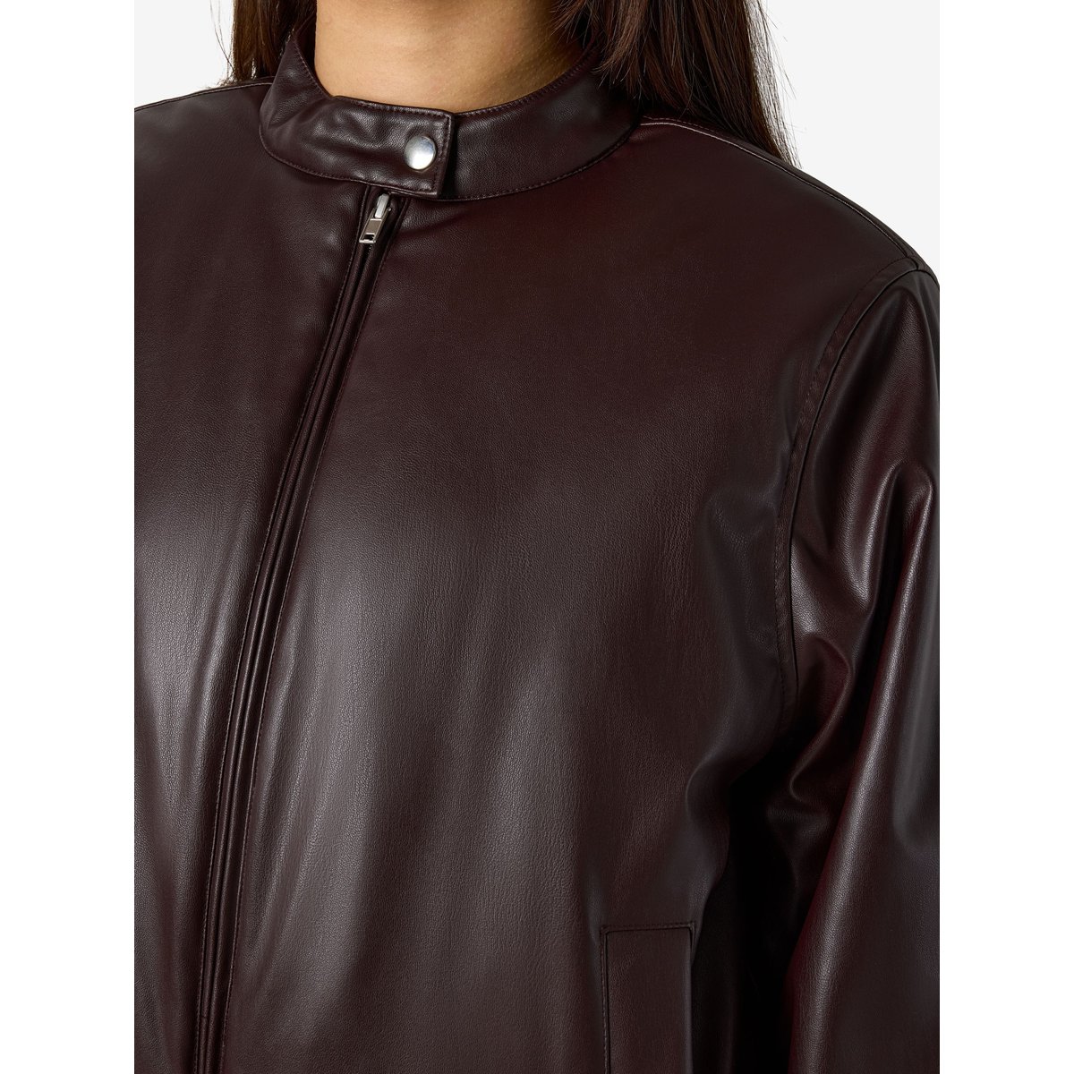 Veste Rembourrée rouge - chocolate plum1, NOISY MAY