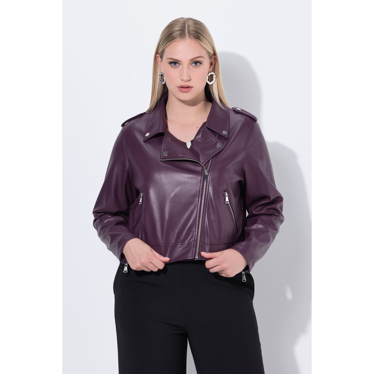 Perfecto en similicuir prune foncé, ULLA POPKEN