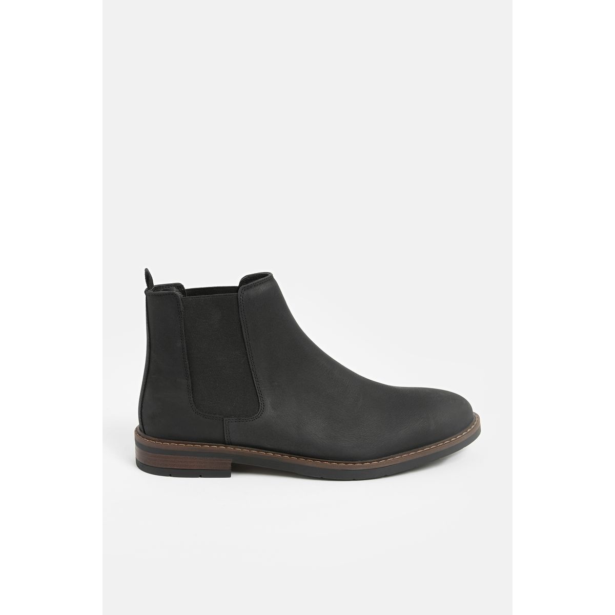 Bottines chelsea ciré noir, NEXT