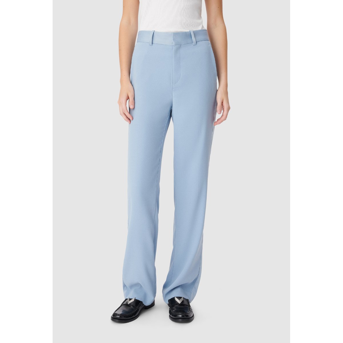 Pantalon de tailleur fluide bleu, IKKS