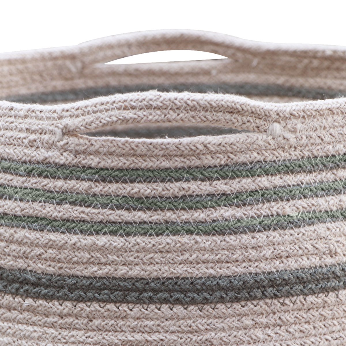 Panier Twin REVERSIBLE beige bleu, LORENA CANALS