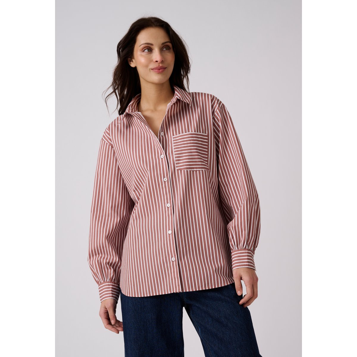 Chemise rayée rose rayé, DAMART