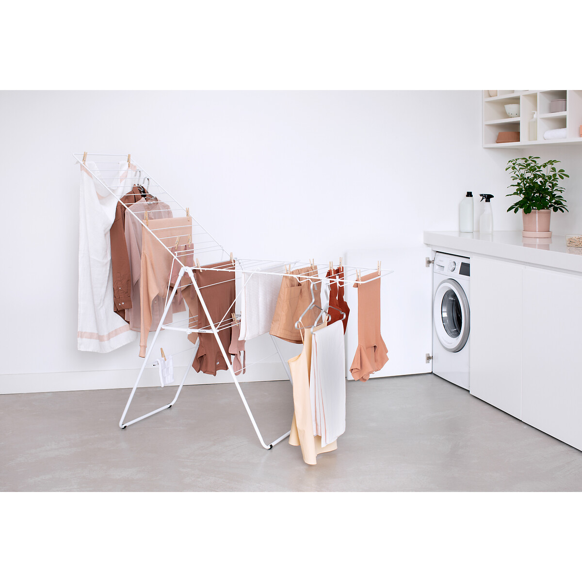 Etendoir à linge HangOn 25m blanc, BRABANTIA