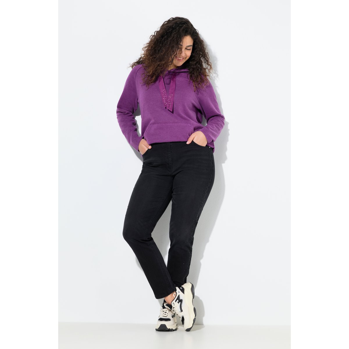 Jean Mia en denim stretch. Taille noir, ULLA POPKEN