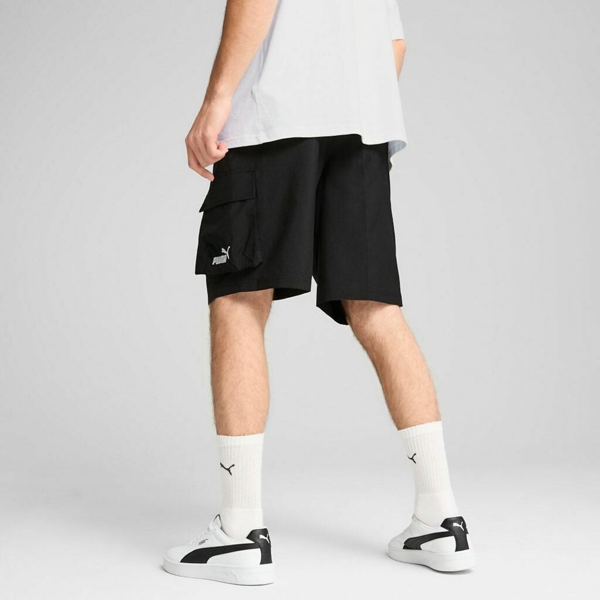 Short essentiel cargo en woven noir, PUMA