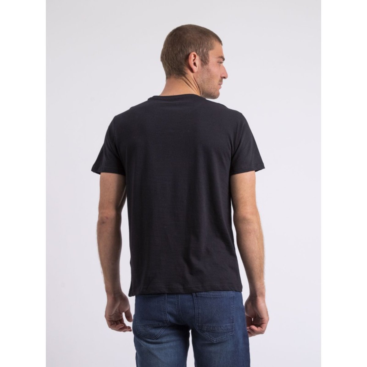 T-shirt Col Rond Niralvino noir, RITCHIE
