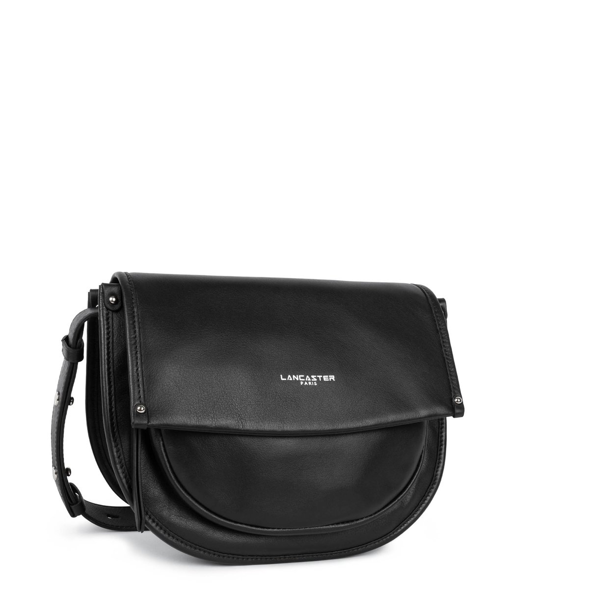Sac besace SOFT SELMA noir, LANCASTER
