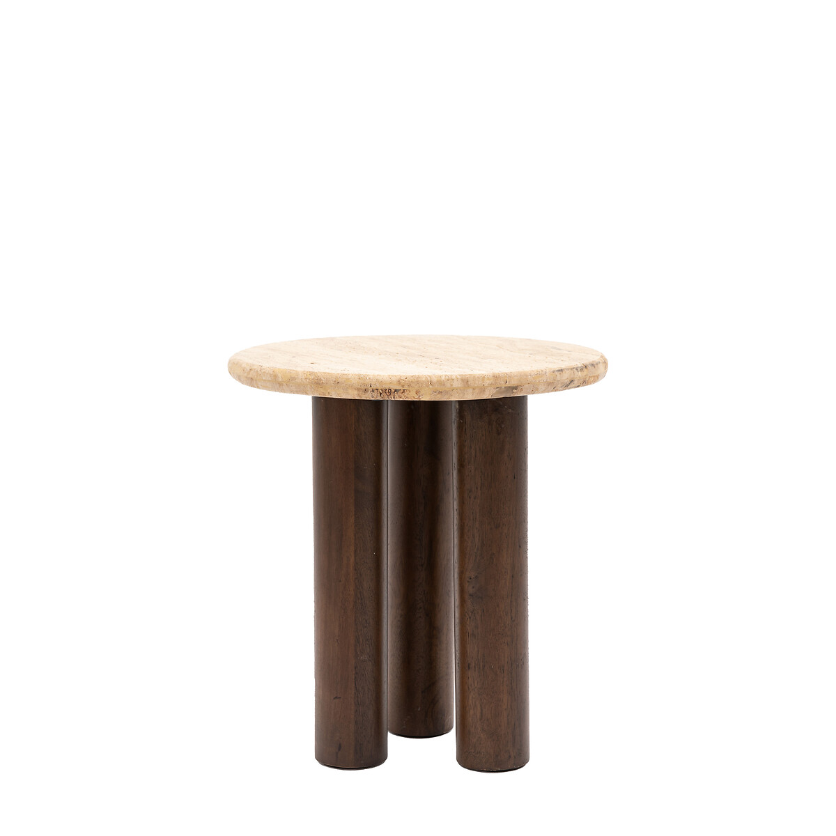 Trenton Travertine Side Table travertine, SO'HOME