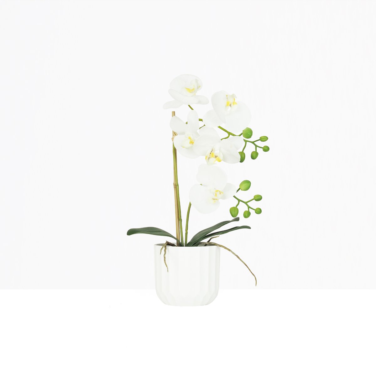 Orchidée artificielle toucher naturel 40cm autres, LIGNE DECO