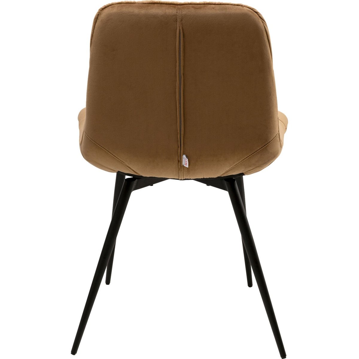 Chaise en velours, SOUTH SIDE marron, KARE DESIGN