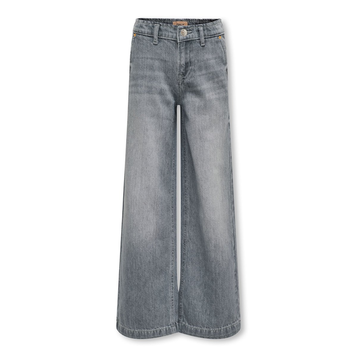 Jean À Jambe Large grey denim, KIDS ONLY